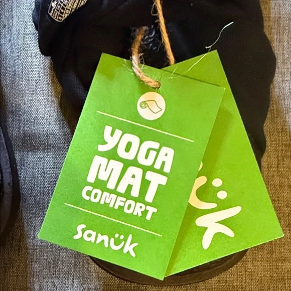 Sanuk Black Yoga Mat Comfort Sandals - Picture 3 of 8